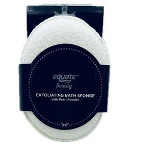 Equate Beauty Exfoliating Bath Sponge With Pearl Powder